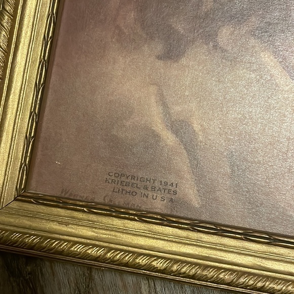 🙏 Vintage Warner Sallman ‘Head of Christ’ Lithograph - 9”x11” - Picture 2 of 6